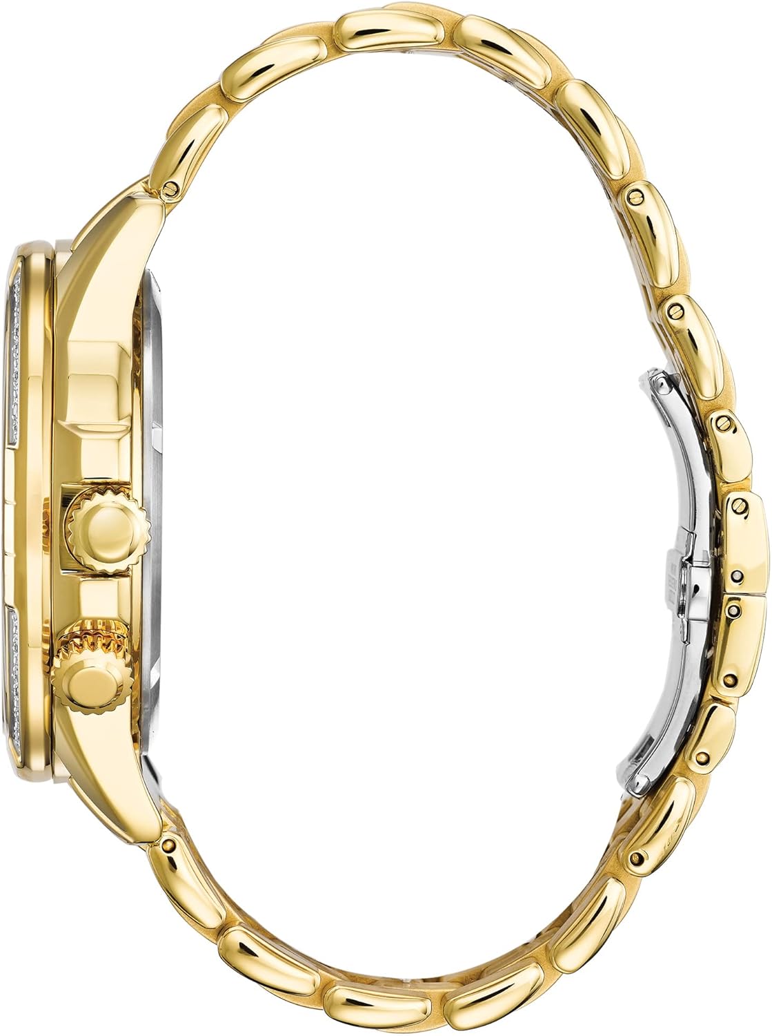 Gold-Tone Stainless Steel Eco-Drive Watch I3815