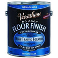Clear Semi Gloss Water Based Polyurethane Wood Floor Finish Gallon Case of 2 T28488