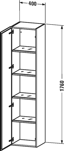 Tall Cabinet, 1 Door O176387