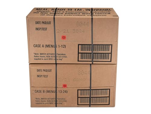 12 Pack MRE Meals Ready to Eat D14390