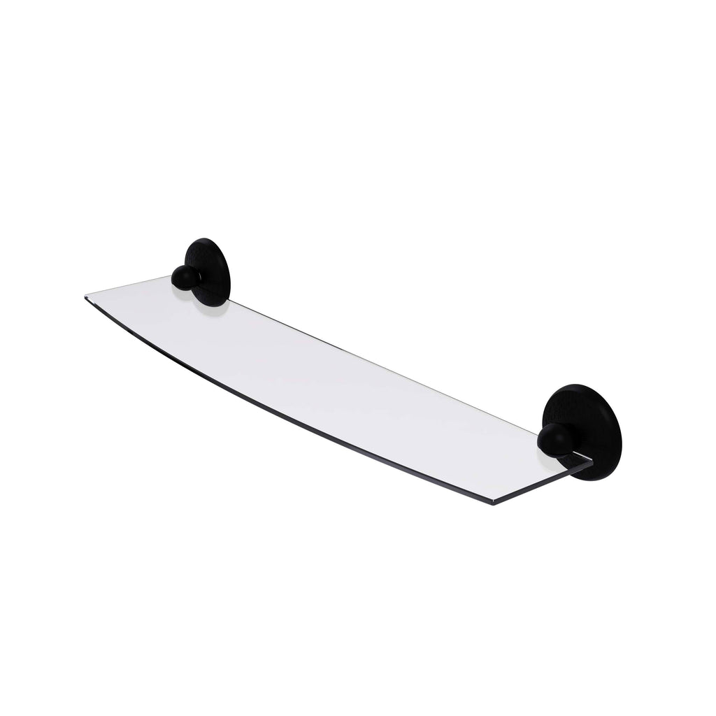 24 inch Glass Shelf Matte Black K673005