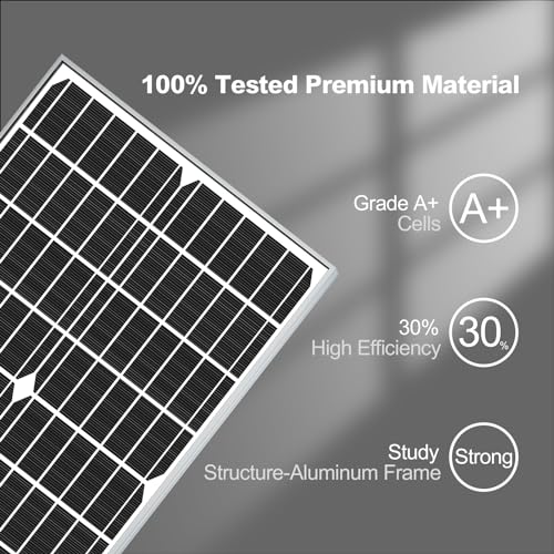 100 Watt 12 Volt Monocrystalline Solar Panel N25111