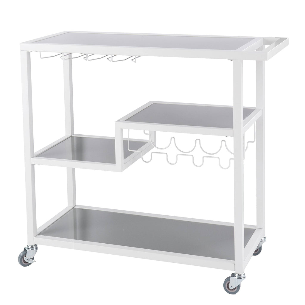White Bar Cart N37532
