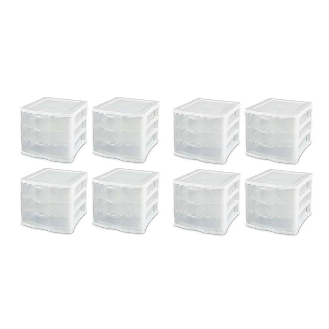 3 Drawer Storage Organizer Cabinet 8 Pack L827707