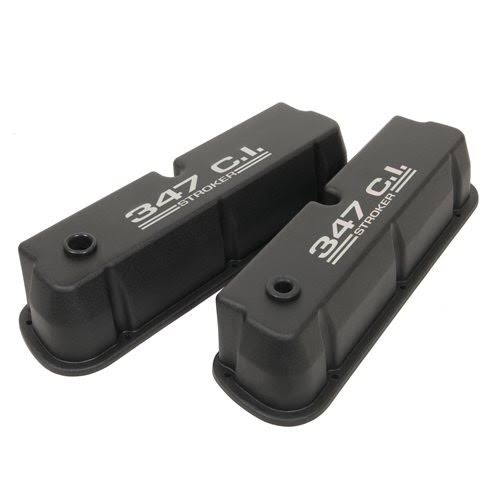Black Painted Aluminum Valve Covers S9396