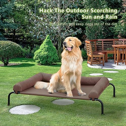 Cooling Elevated Dog Bed with Breathable Mesh P412766