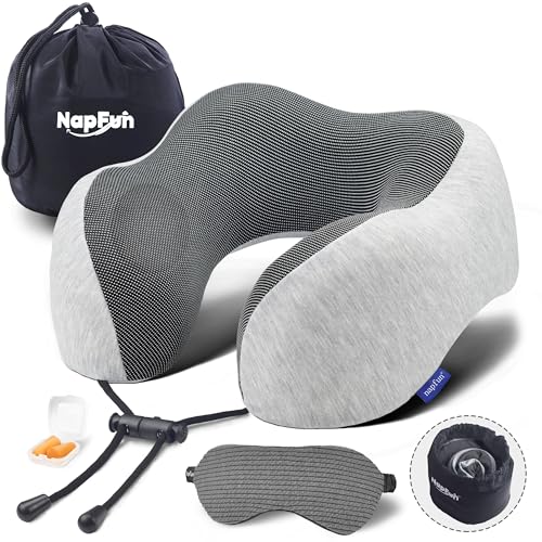 100% Pure Memory Foam Travel Neck Pillow G12137