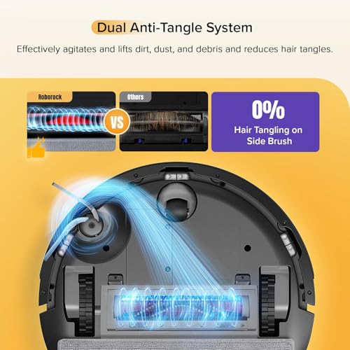 Black Robot Vacuum and Mop with Self-Emptying Z101448