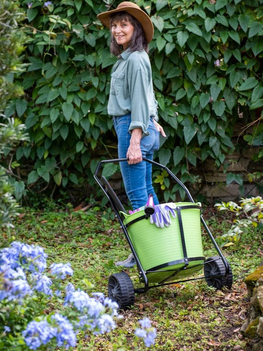 Garden Cart with 11 Gallon Bucket J852