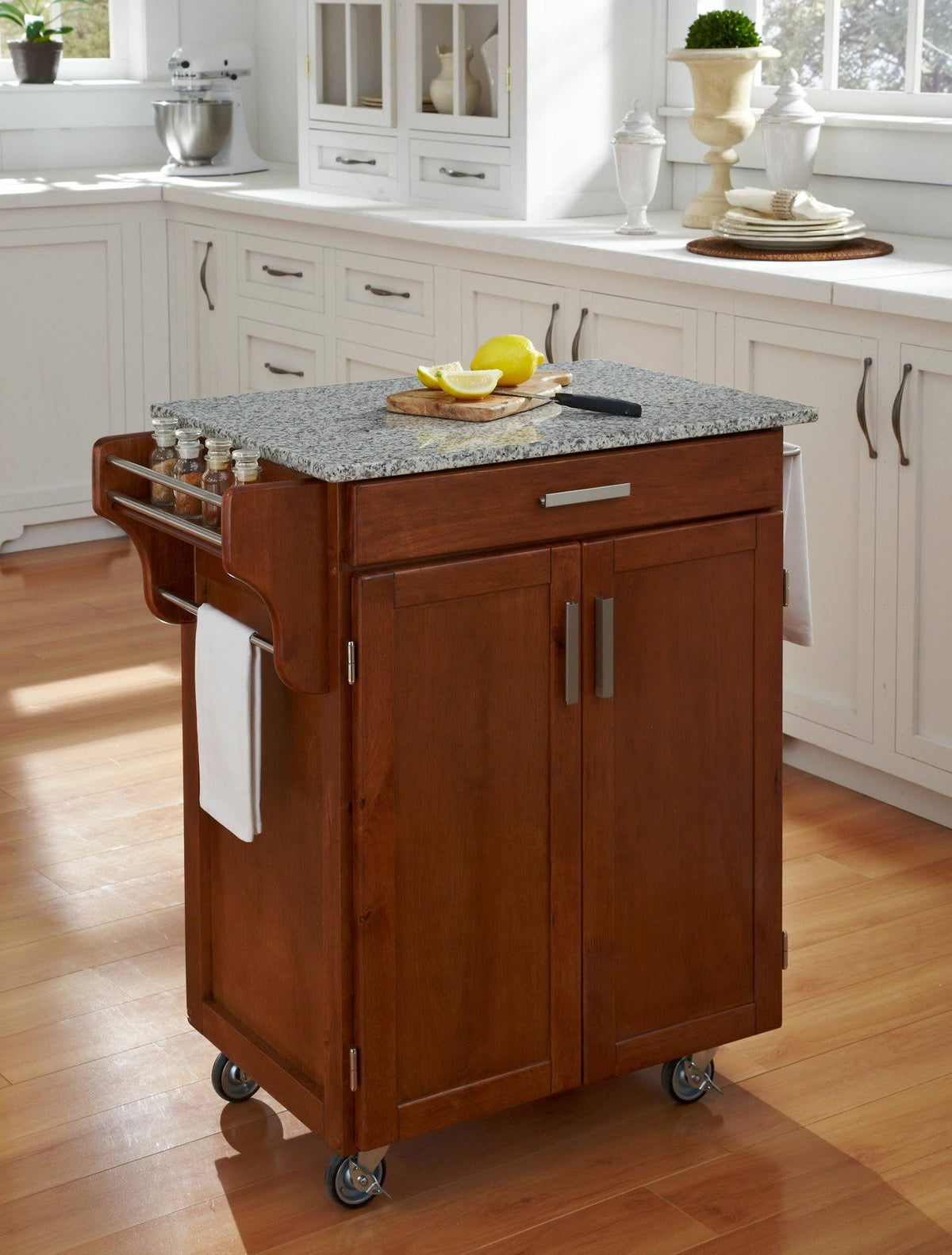 Kitchen Cart with Granite Top F27701