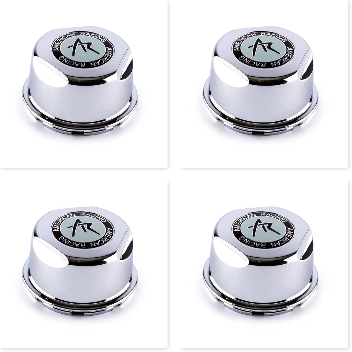 4 Pack Chrome Wheel Rim Center Cap F54093