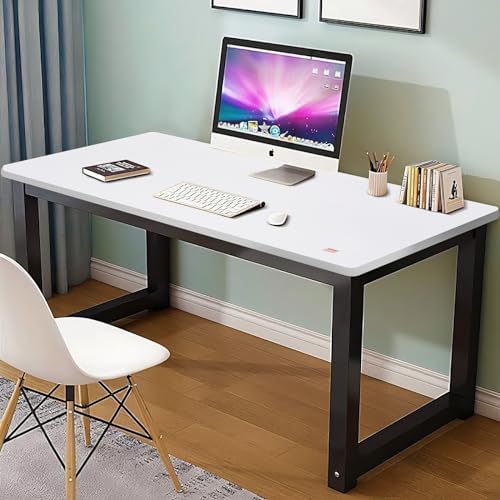 White 55" x 28" x 1" Solid Particle Board Desk Top E226
