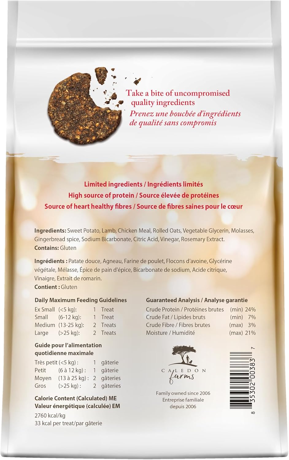 Protein Holiday Cookie Gingerbread & Lamb 270 GRAMS X657683