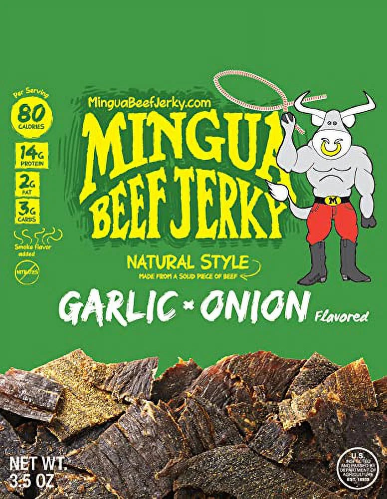 Two Milds + Two Garlic & Onions Beef Jerky, 3.5 ounces, 14.0 Ounce F5635