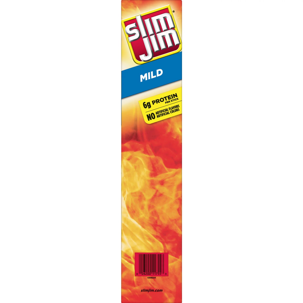 Slim Jim Mild Giant Smoked Snack Sticks, 0.97 Oz, 24 Ct G439566