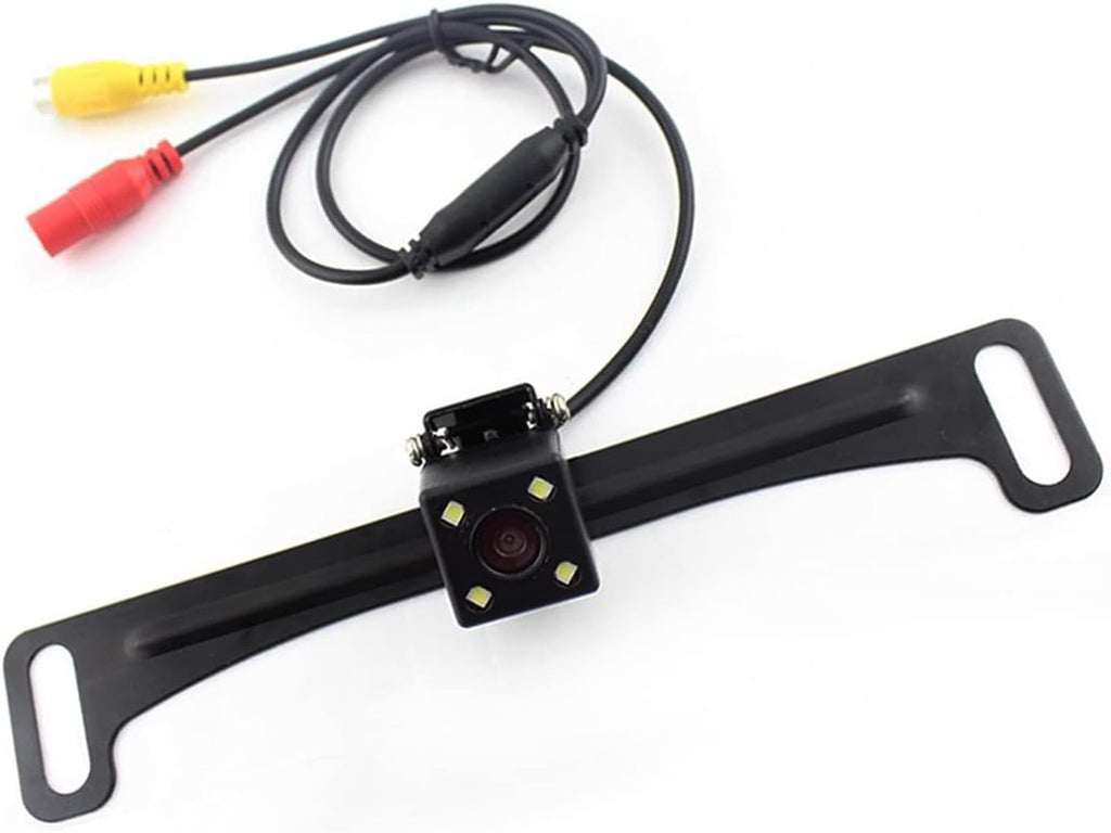 Universal Car Rear View Camera License Plate Bracket (Black) B7527