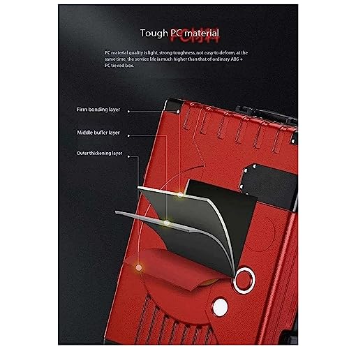 22 inch Aluminum Frame Lightweight Carry On Luggage with TSA Lock H3070