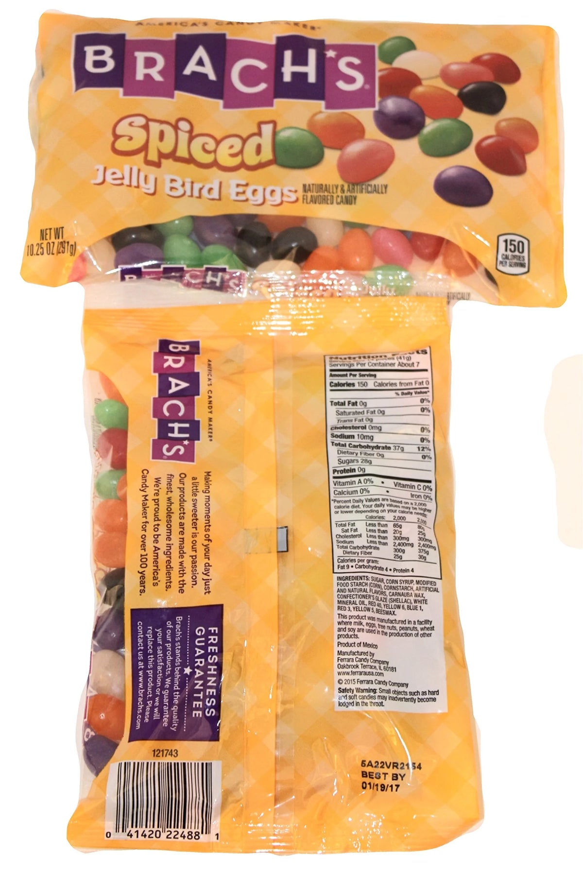2 Pack 9.25 Oz Jelly Bean Bird Eggs Y10287
