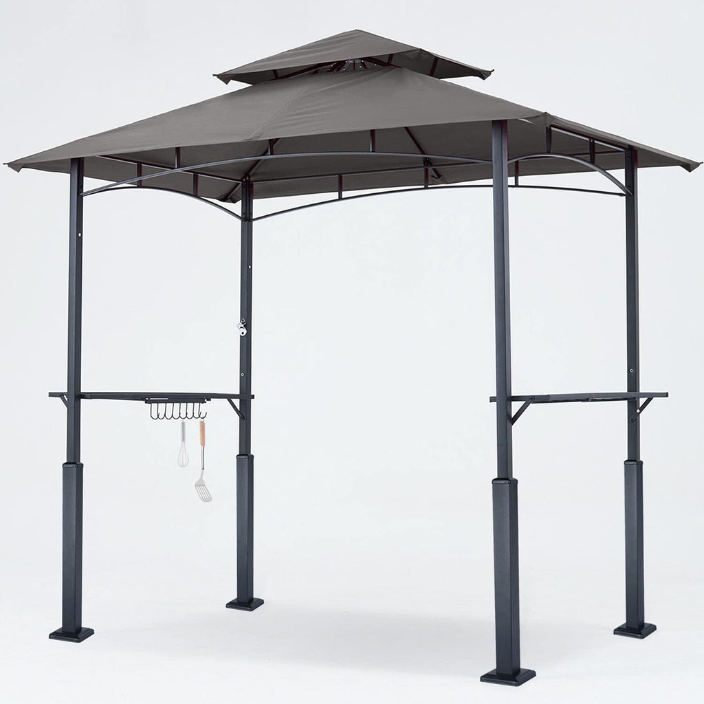 8'x 5' Grill Gazebo with LED Light L2266