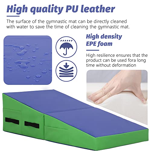 48"x24" Folding Incline Cheese Wedge Gymnastics Mat B7173