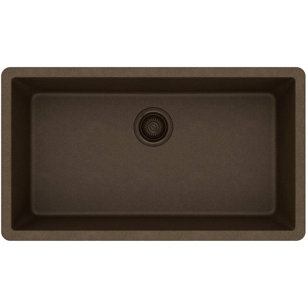 Black Single Bowl Undermount Sink F156