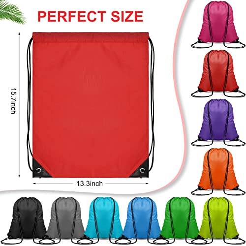 100 Pieces Polyester Drawstring Bags J249993