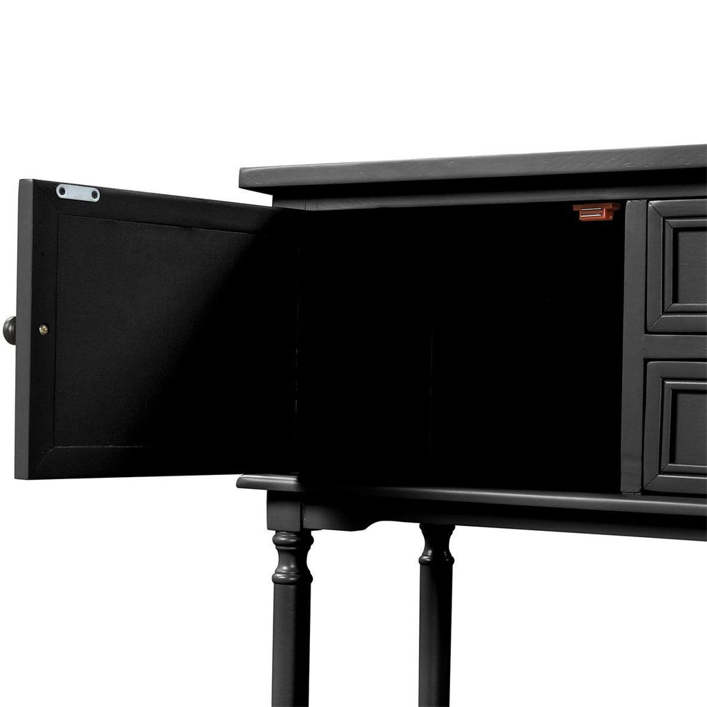 Navy Blue Console Table with 2 Drawers K596
