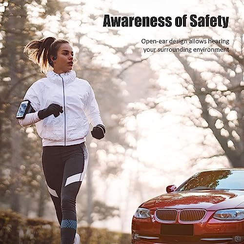 IP67 Waterproof Wireless Bluetooth 5.2 Bone Conduction Headphones with Dual Noise-Canceling Mics O865093