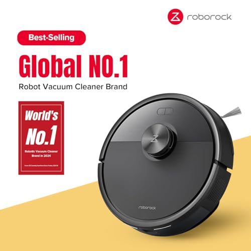 Black Robot Vacuum and Mop with Self-Emptying Z101448