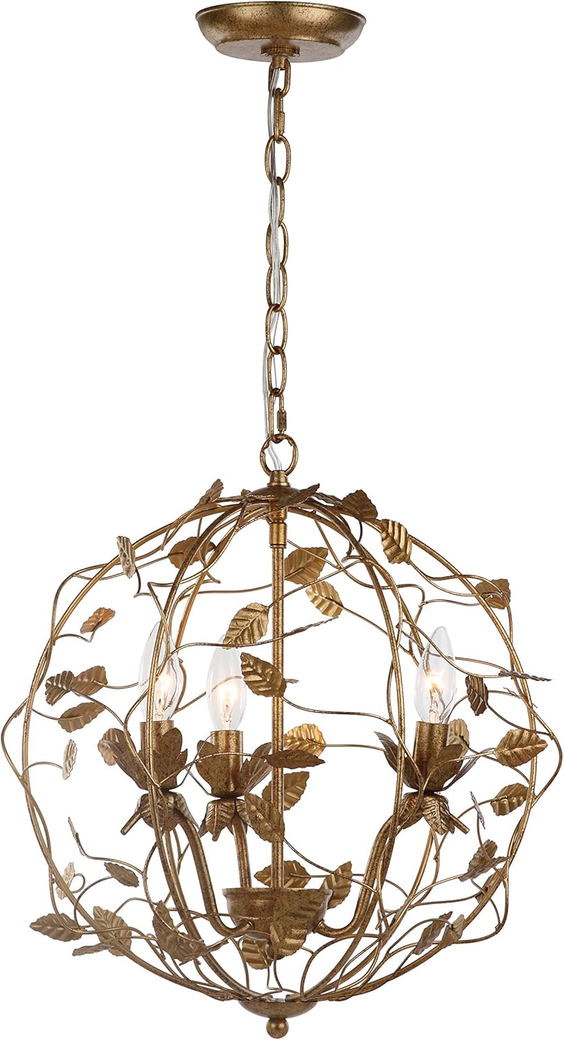 Gold Leaf Chandelier F443778