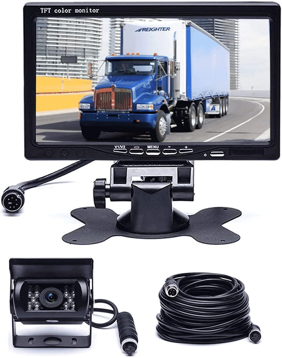 Backup Camera with Monitor Kit, Waterproof Night Vision 7 Monitor X4236