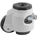 1100 lb. 63mm Nylon Swivel Stem Leveling Caster E65769