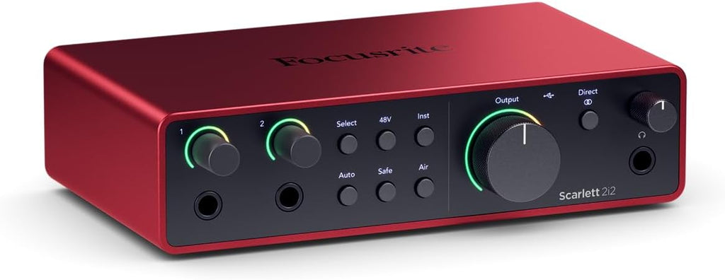USB Audio Interface with CR3-X Multimedia Monitors and 24 Pack Acoustic Wedge Panels N63814