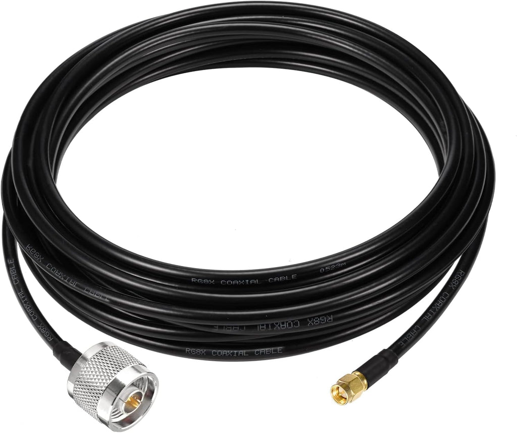 N Male to SMA Male RG58 Cable 25feet L93735
