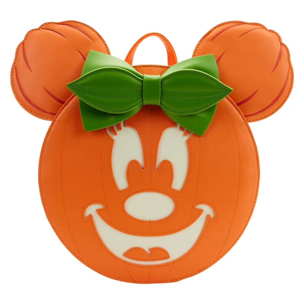 Disney Minnie Pumpkin Double Strap Shoulder Bag Purse N8882