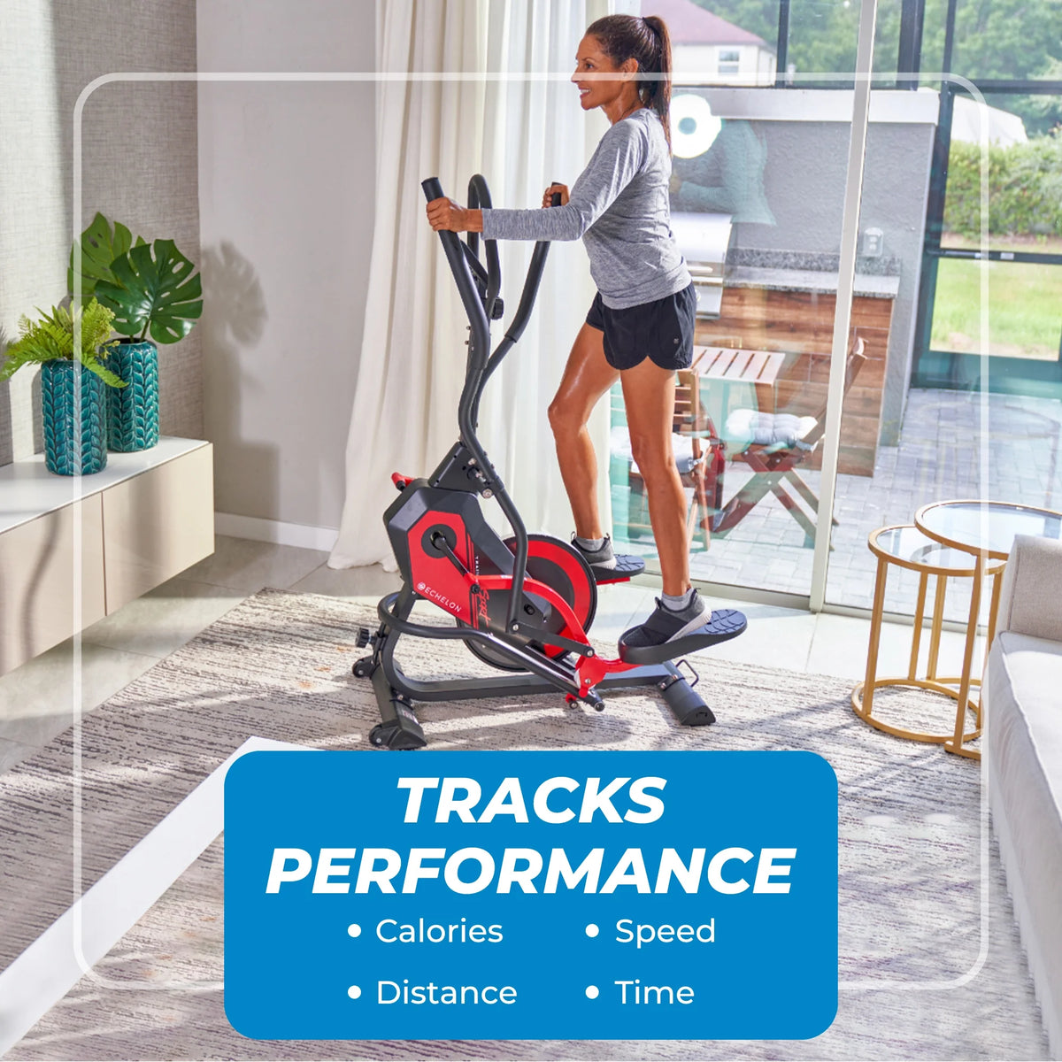 Elliptical Trainer with 8 Levels of Magnetic Resistance P765282