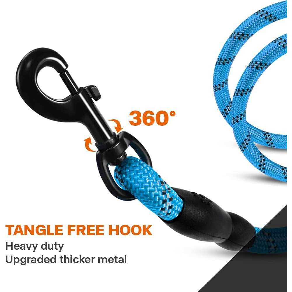 6 FT Reflective Slip Lead Dog Leash with Padded Handle A3084