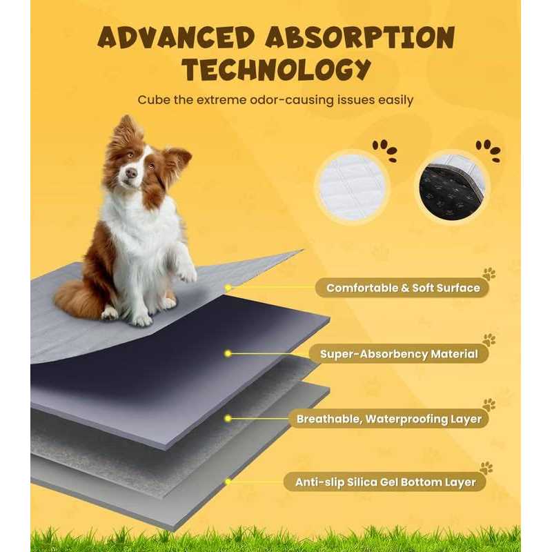 Super Absorbent Dog Grass Pad with Tray 4-Layer L91124