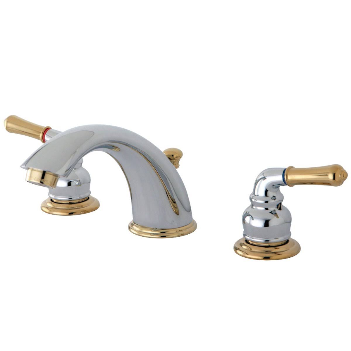 Brushed Brass Widespread Bathroom Faucet R71255
