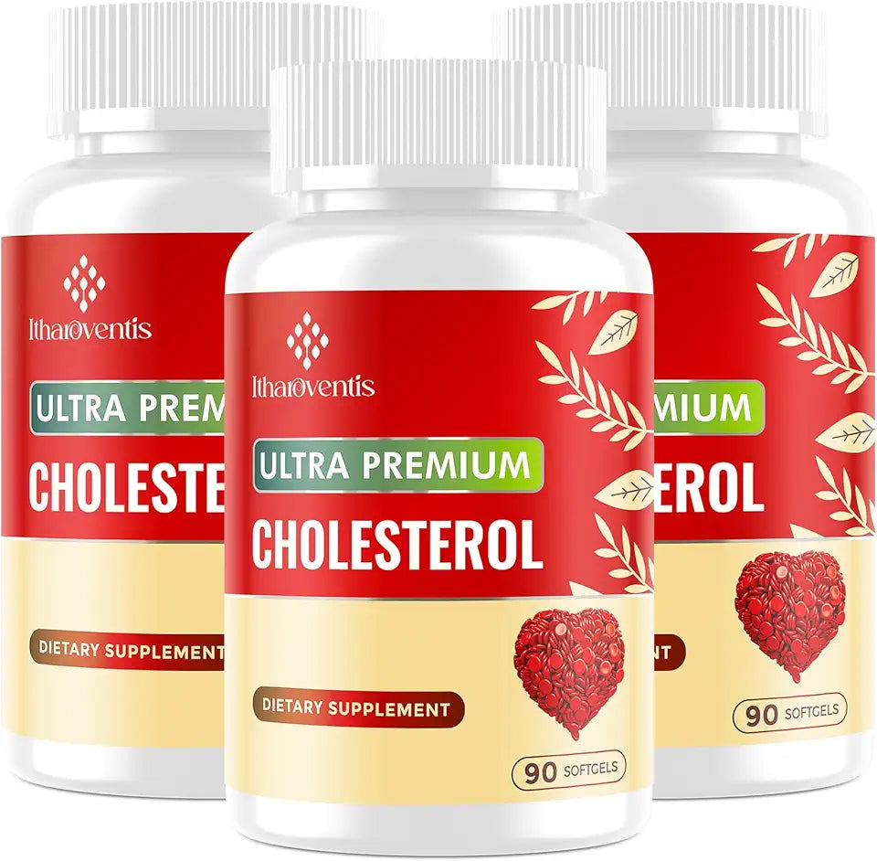 Plant Sterols Niacin Red Yeast Rice Omega-3 Garlic Softgels J76730