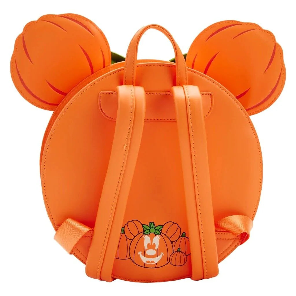 Disney Minnie Pumpkin Double Strap Shoulder Bag Purse N8882
