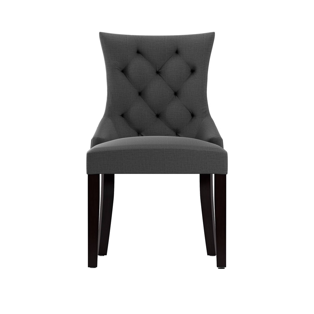 Beige Fabric Accent Chair (Set of 2) B202680