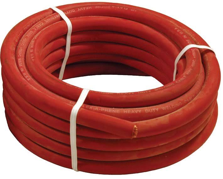 Red Welding Cable, 1/0, 25 ft. C8610