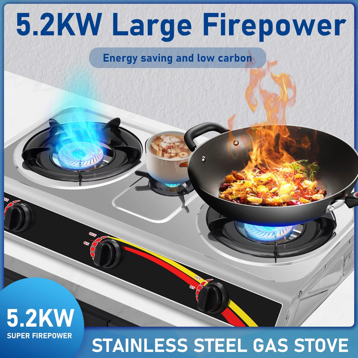 Portable Camping Stove Butane Gas Cooker W718734