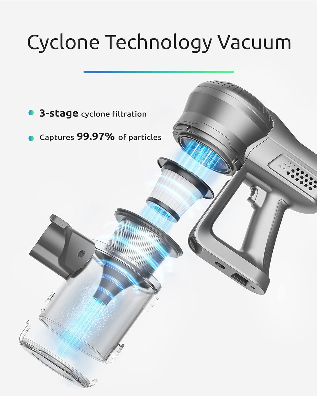 Cordless Stick Vacuum with LED Headlight J532399