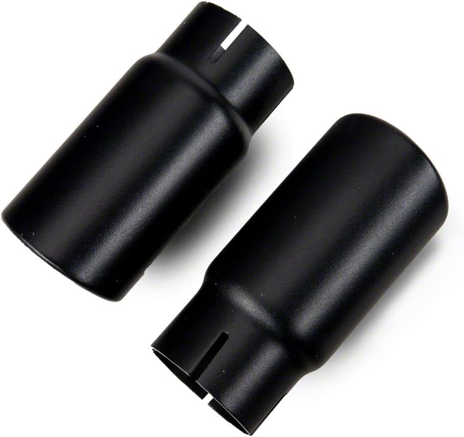 Dual Outlet Axle-Back Exhaust with Black Tips B393994