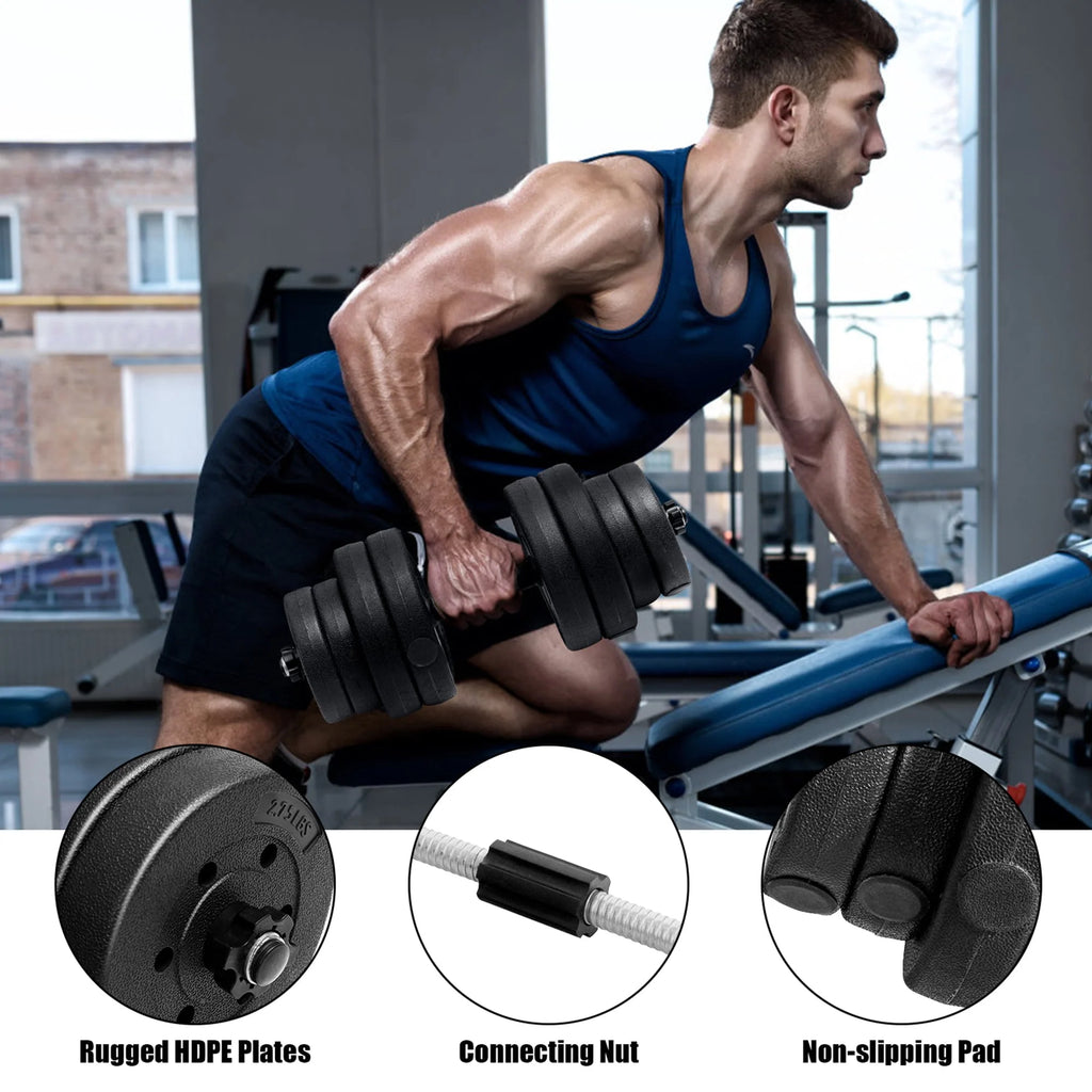 66 Lbs. Adjustable Dumbbell Set E993302