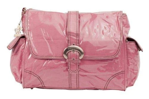 Cobalt Paisley Laminated Buckle Diaper Bag E21535