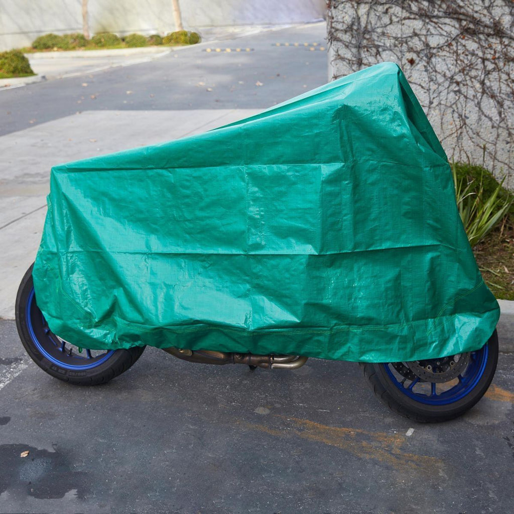 9 ft. x 9 ft. Weather-Resistant Drawstring Tarp Z619293