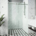Sliding Frameless Shower Door with Clear Glass R93933